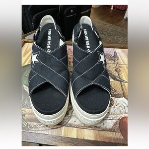 Converse Black and White women's Sandals
